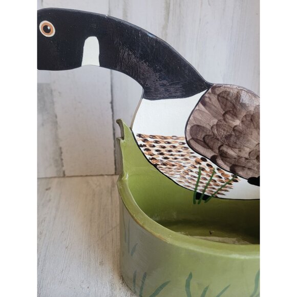 Andrea West 1981 vintage duck plant planter home decor - Picture 3 of 15